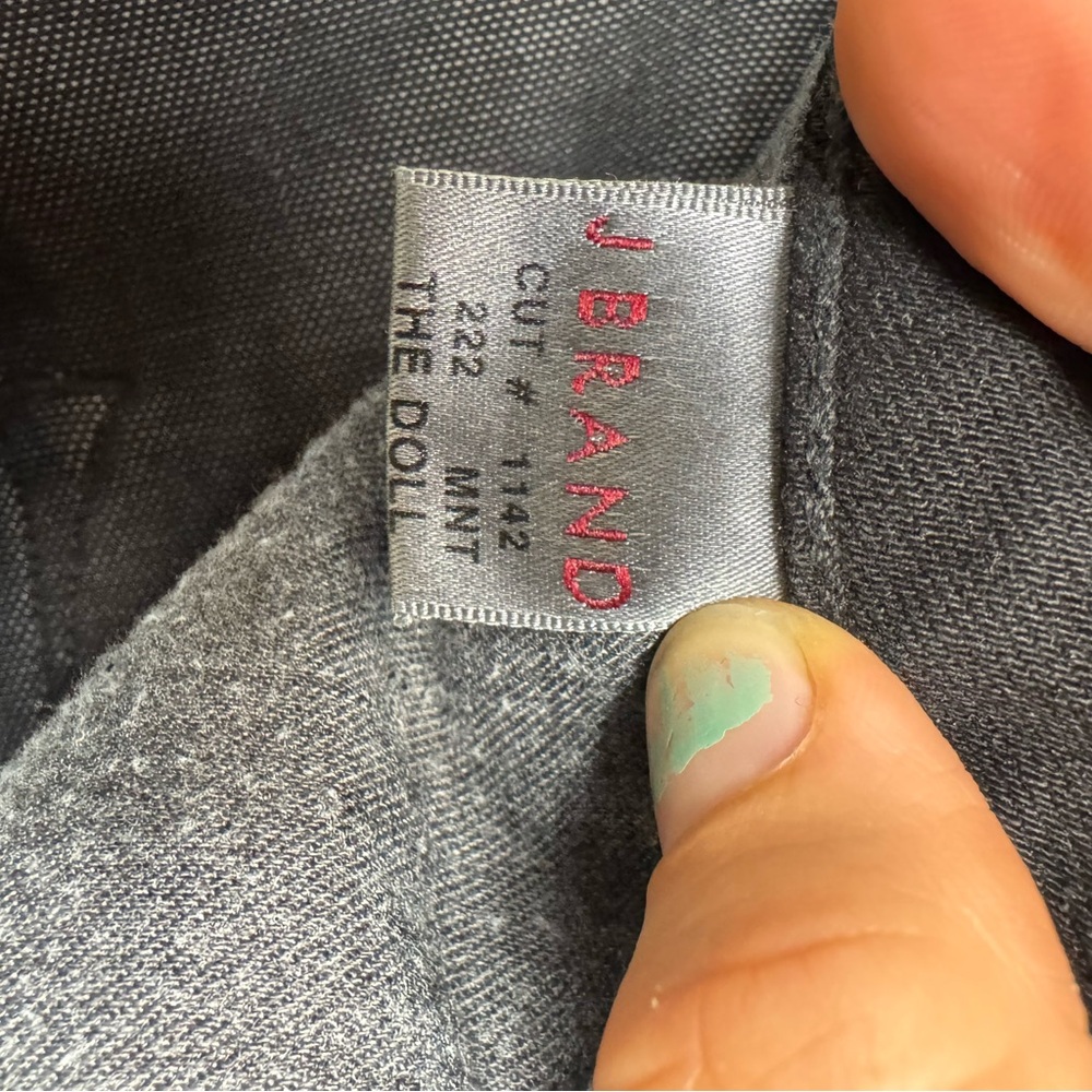 J Brand The Doll Black Flare Wide Leg High Waisted | Size 27 - Picture 7 of 8